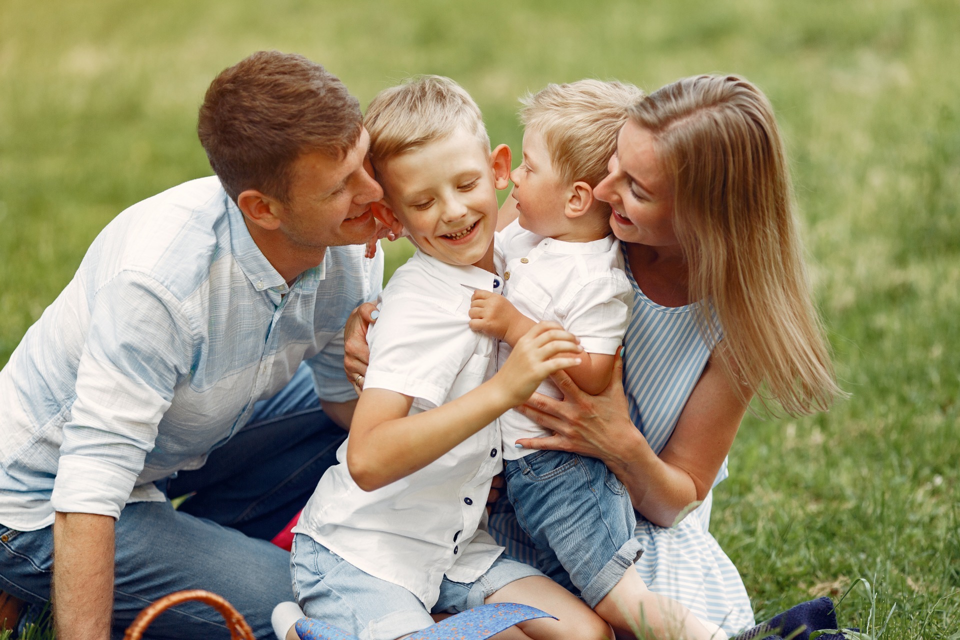 Opvoeden liefdevol en met vertrouwen - gezin met jonge kinderen